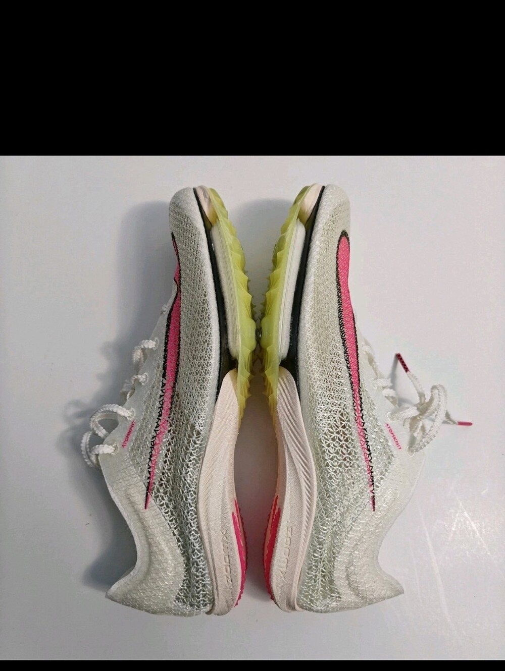 Nike Size 9 Men Air Zoom Victory Track Spikes Sail Pink Cleat Shoes CD4385-101 - Picture 6 of 10